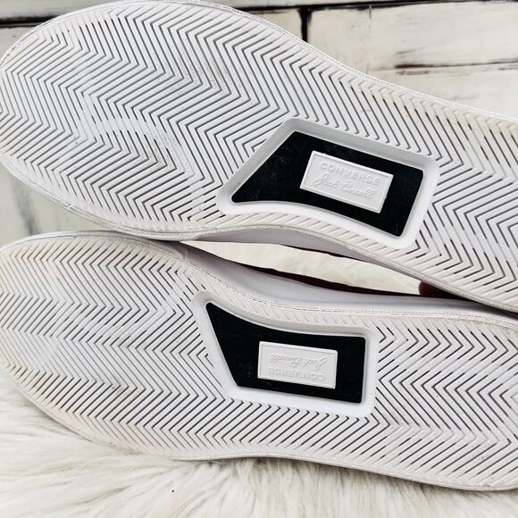 Converse Jack Purcell Magenta Pink Low Top Lace up Wedge Sneakers - Size 10.5 - Picture 6 of 9